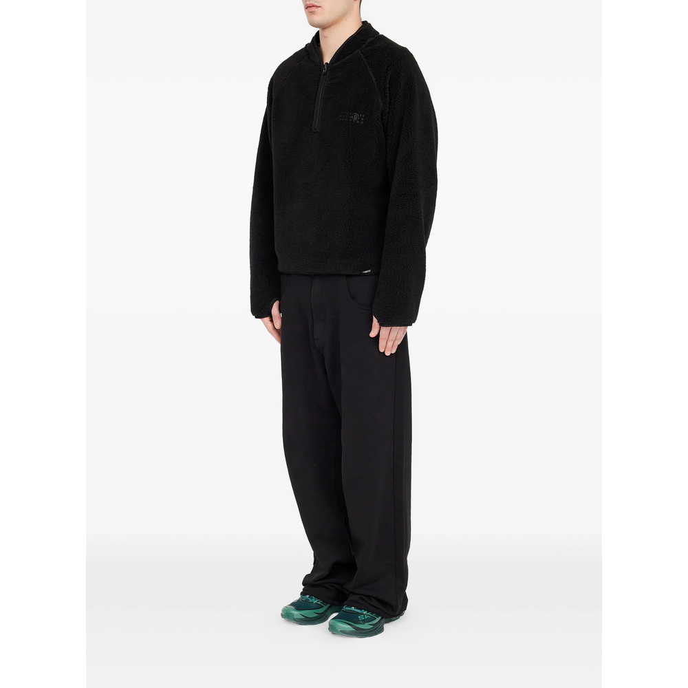 Mm6 Maison Margiela Reversible Teddy Fleece Sweatshirt