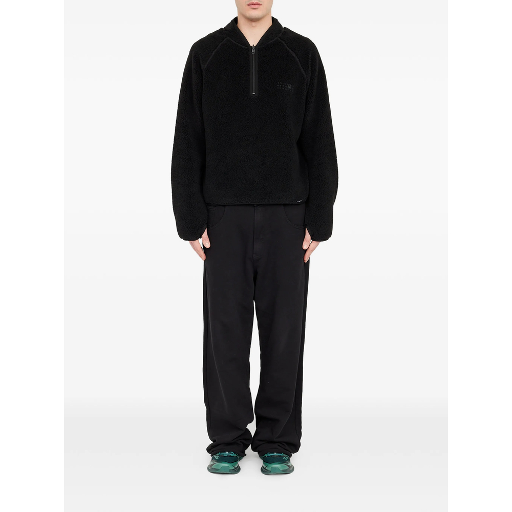 Mm6 Maison Margiela Reversible Teddy Fleece Sweatshirt