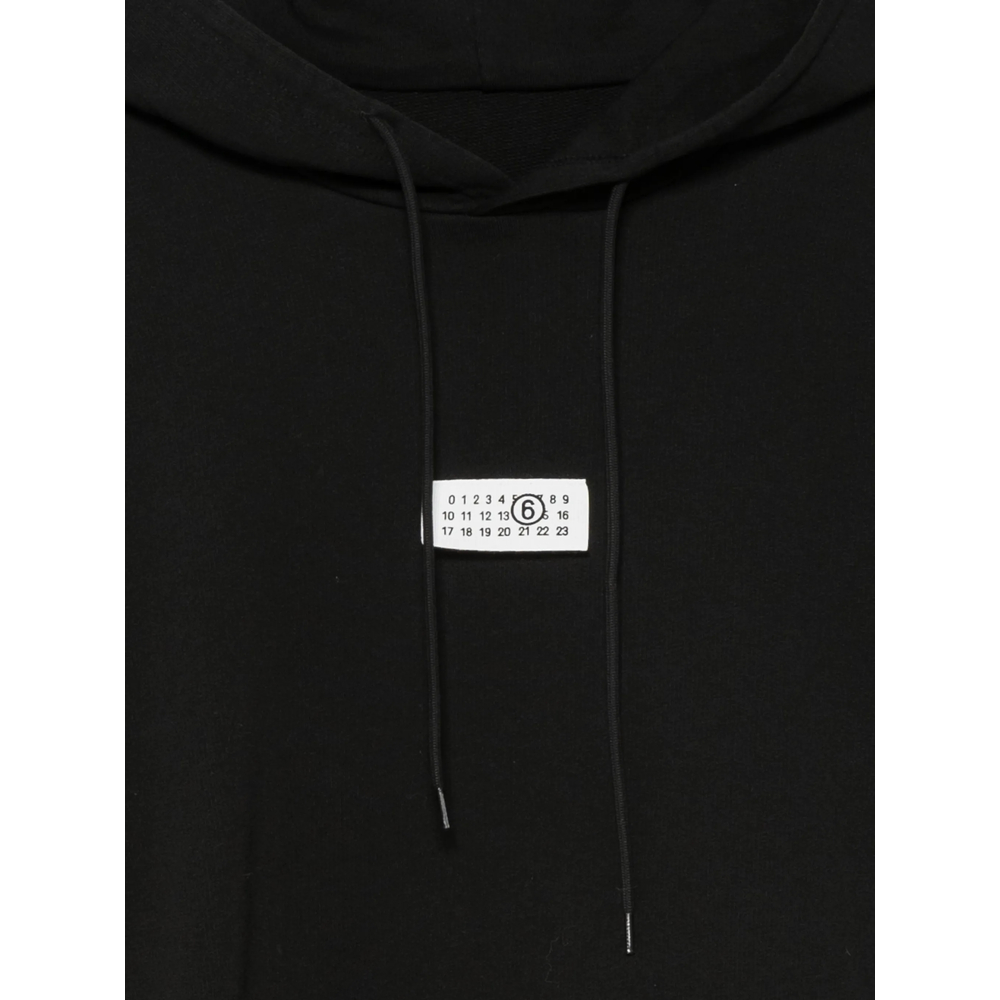 Mm6 Maison Margiela Logo-Patch Hoodie