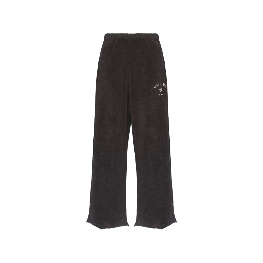 Mm6 Maison Margiela Brushed Fleece Cotton Sweatpants