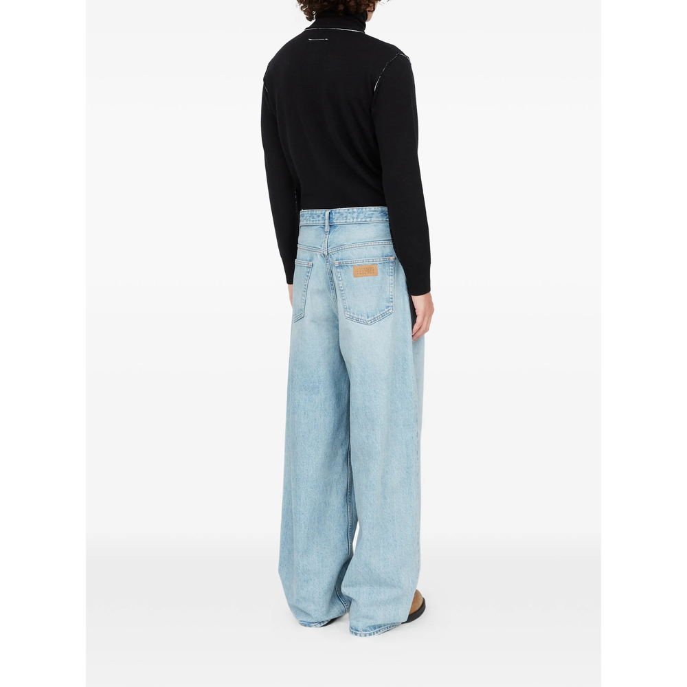 Mm6 Maison Margiela Wide-Leg Jeans