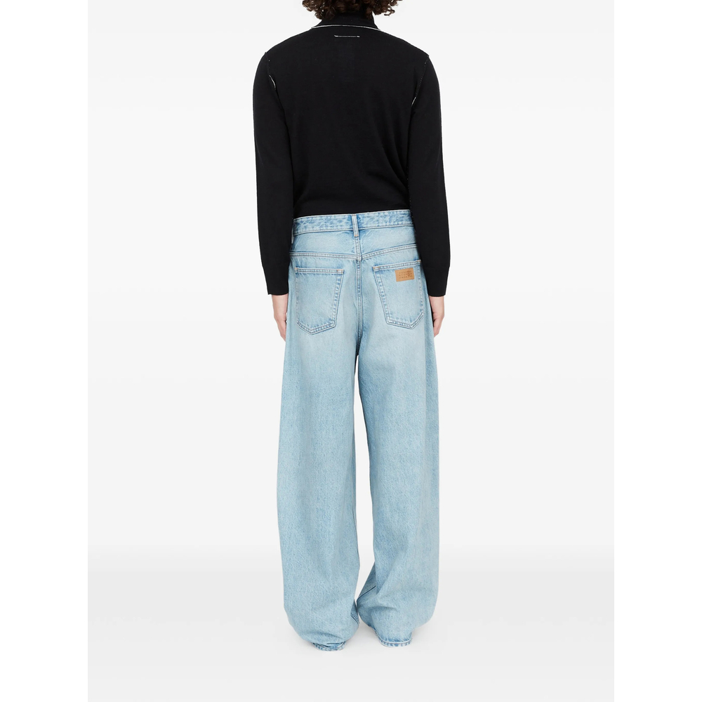 Mm6 Maison Margiela Wide-Leg Jeans