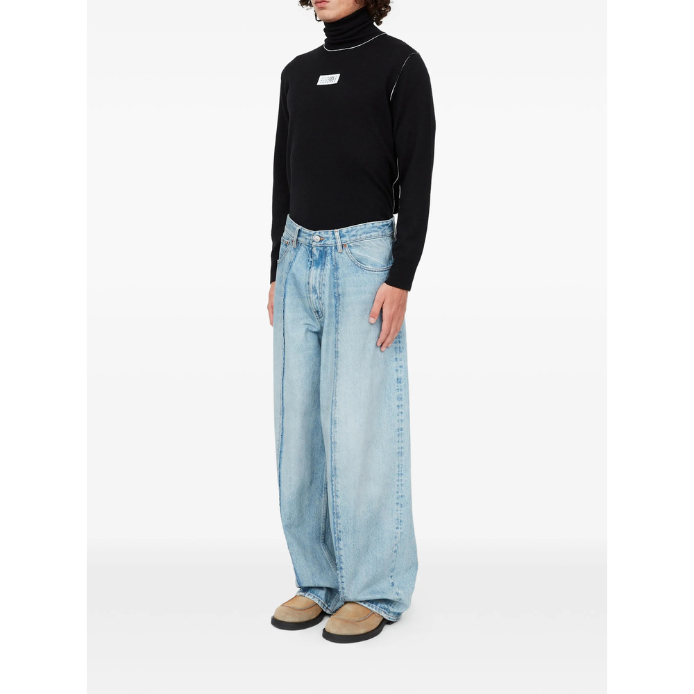 Mm6 Maison Margiela Wide-Leg Jeans
