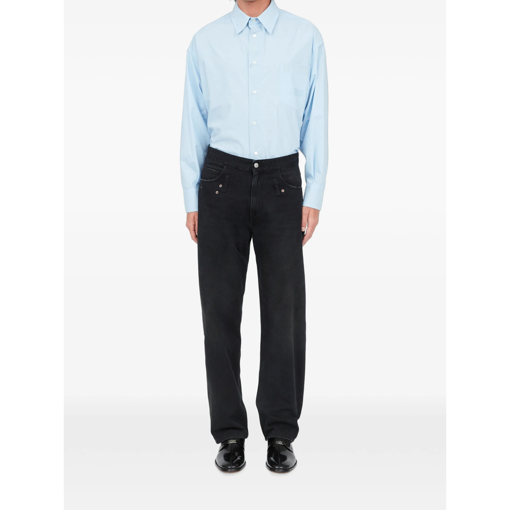 Mm6 Maison Margiela Rivet-Detail Jeans