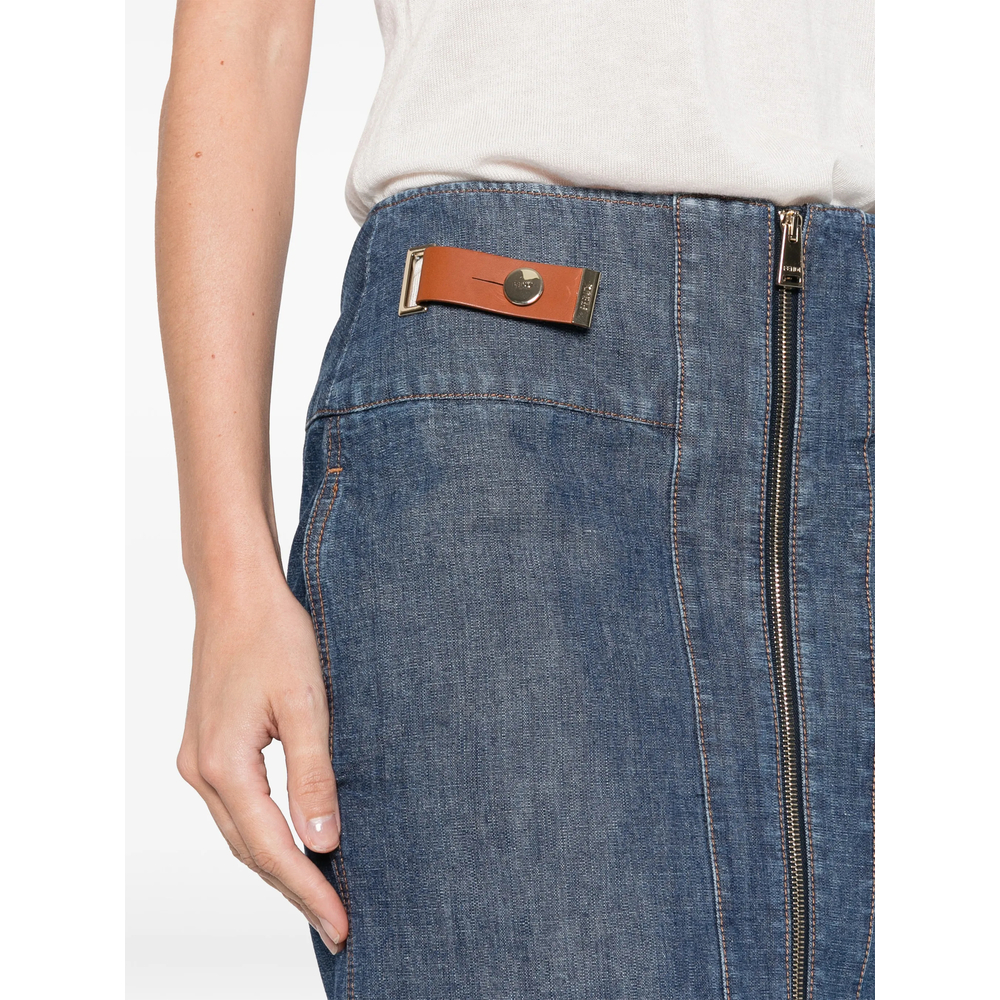 Chambray Denim Midi