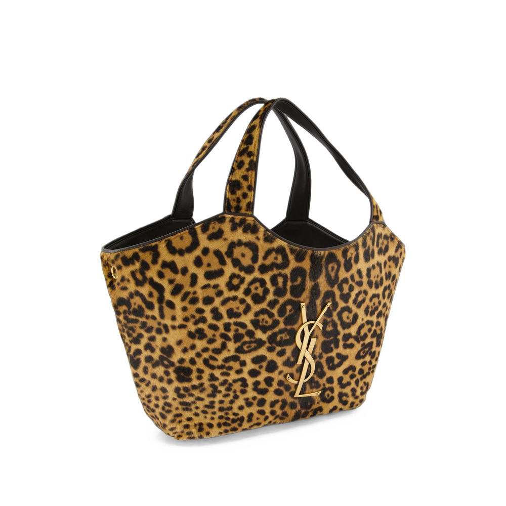 Medium Icare Leopard-Print Tote Bag