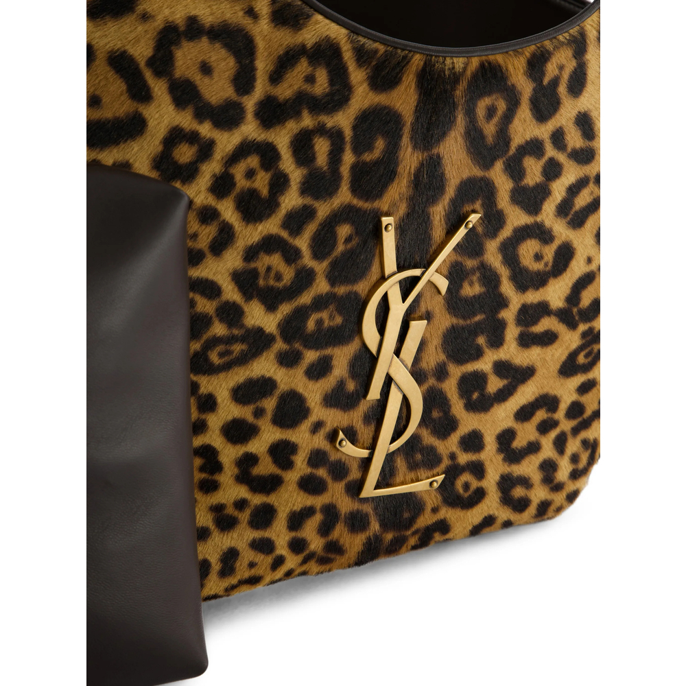 Medium Icare Leopard-Print Tote Bag