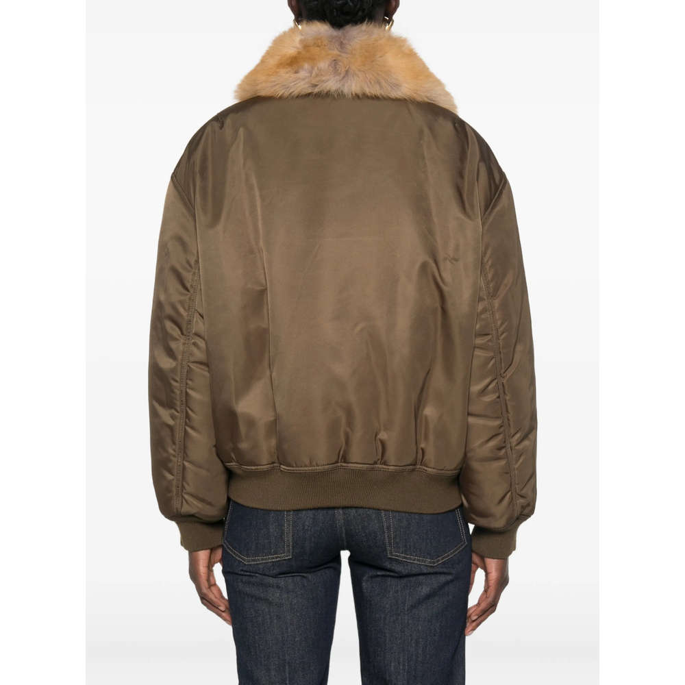 Fur-Collar Puffer Jacket