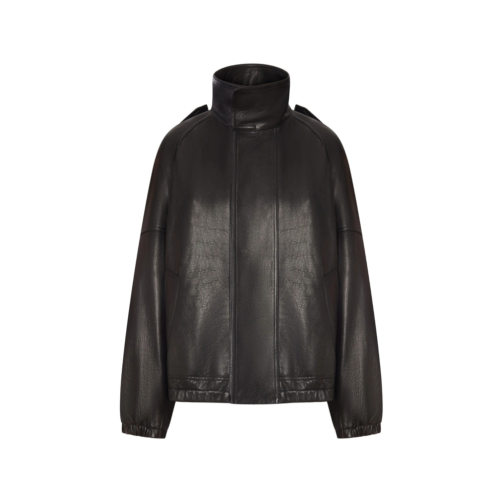 High-Neck Oversized Jacket