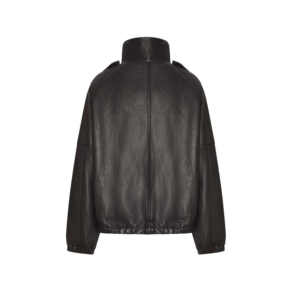 High-Neck Oversized Jacket