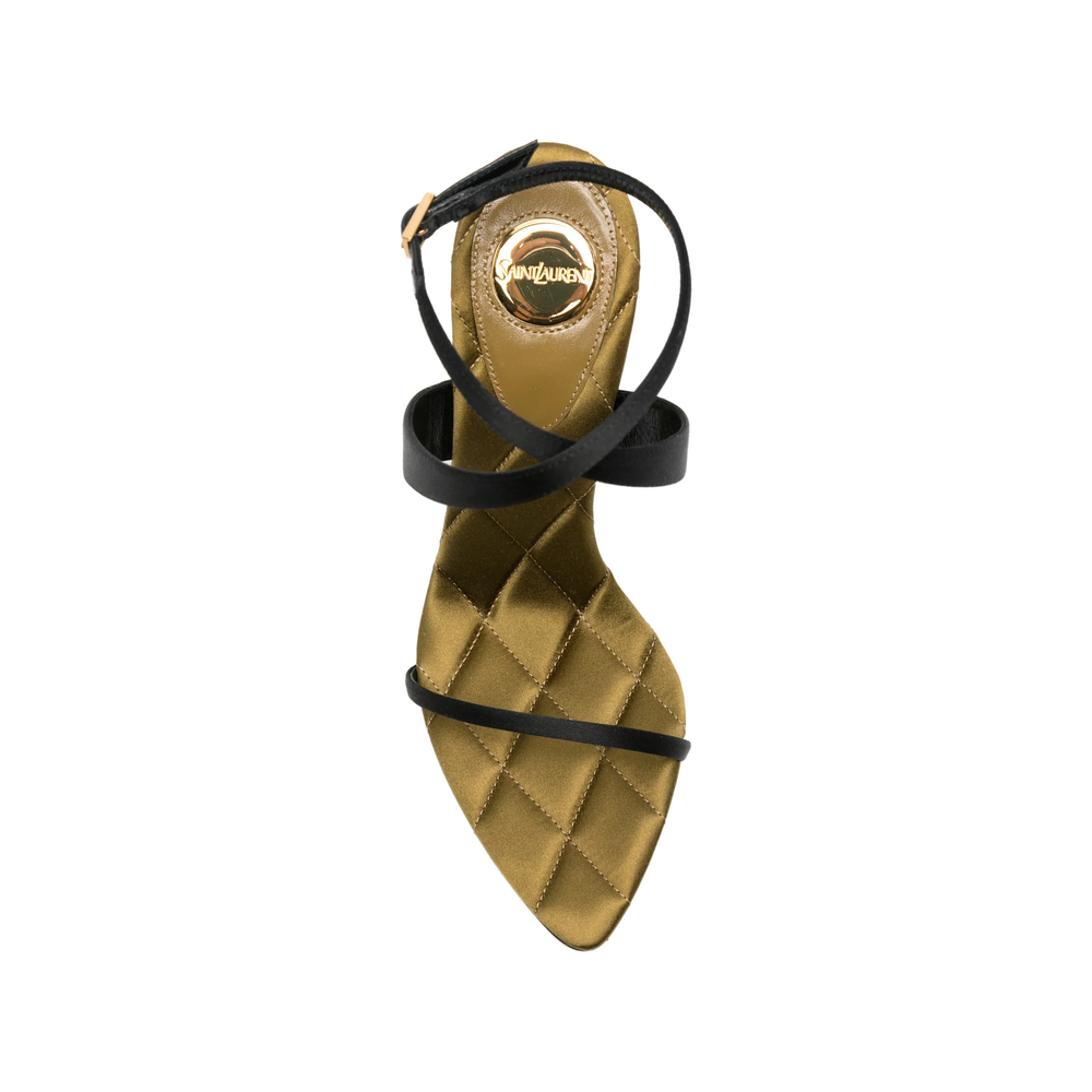 Ivresse Quilted Crossover-Strap Sandals