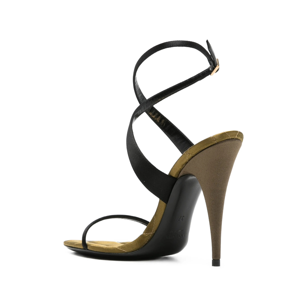 Ivresse Quilted Crossover-Strap Sandals