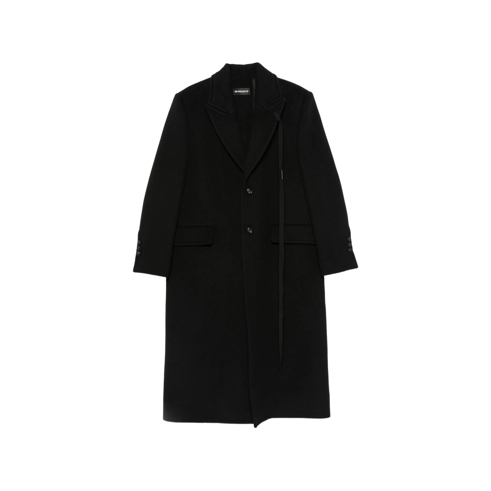 Single-Breasted Notched-Lapels Coat