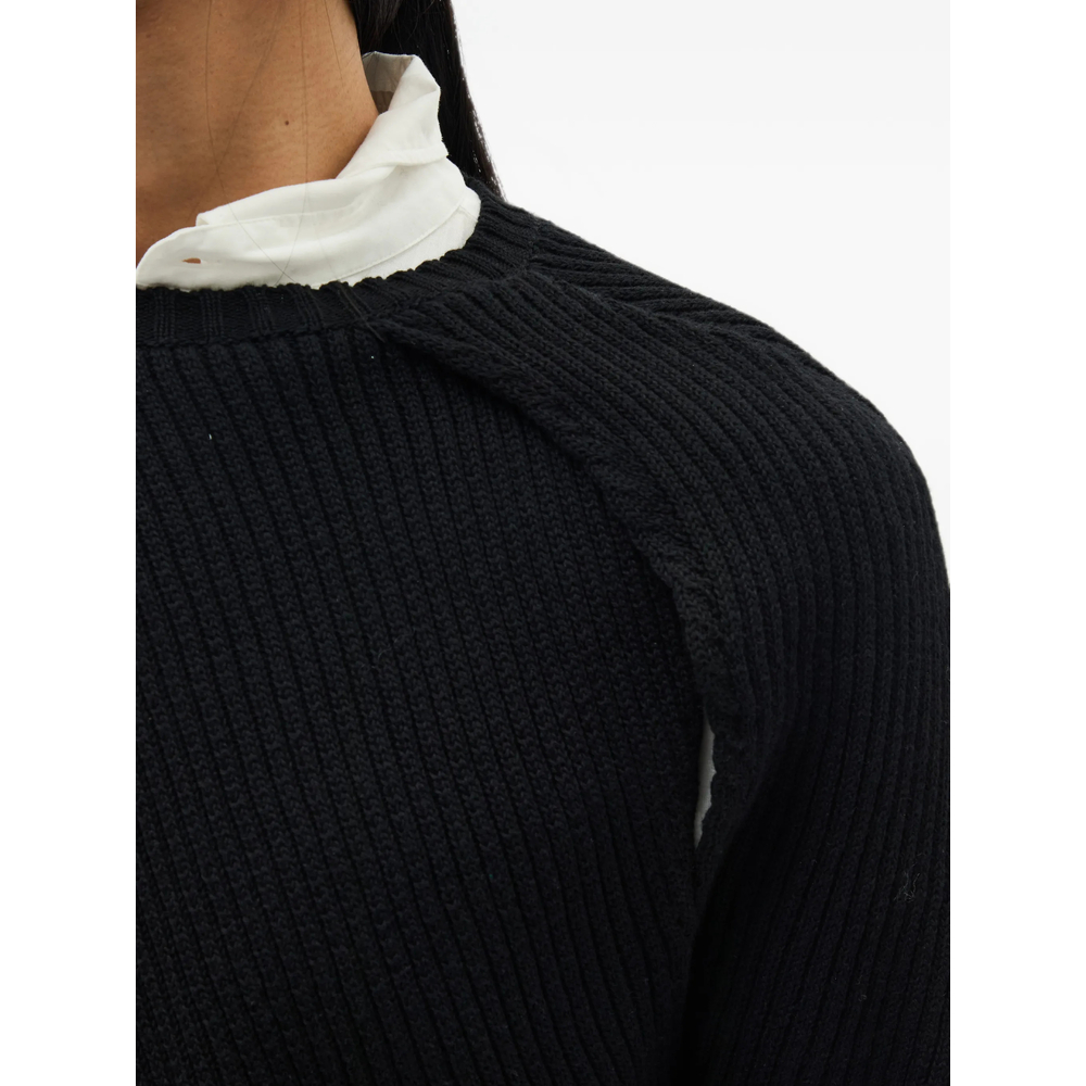Ribbed-Knit Sweater