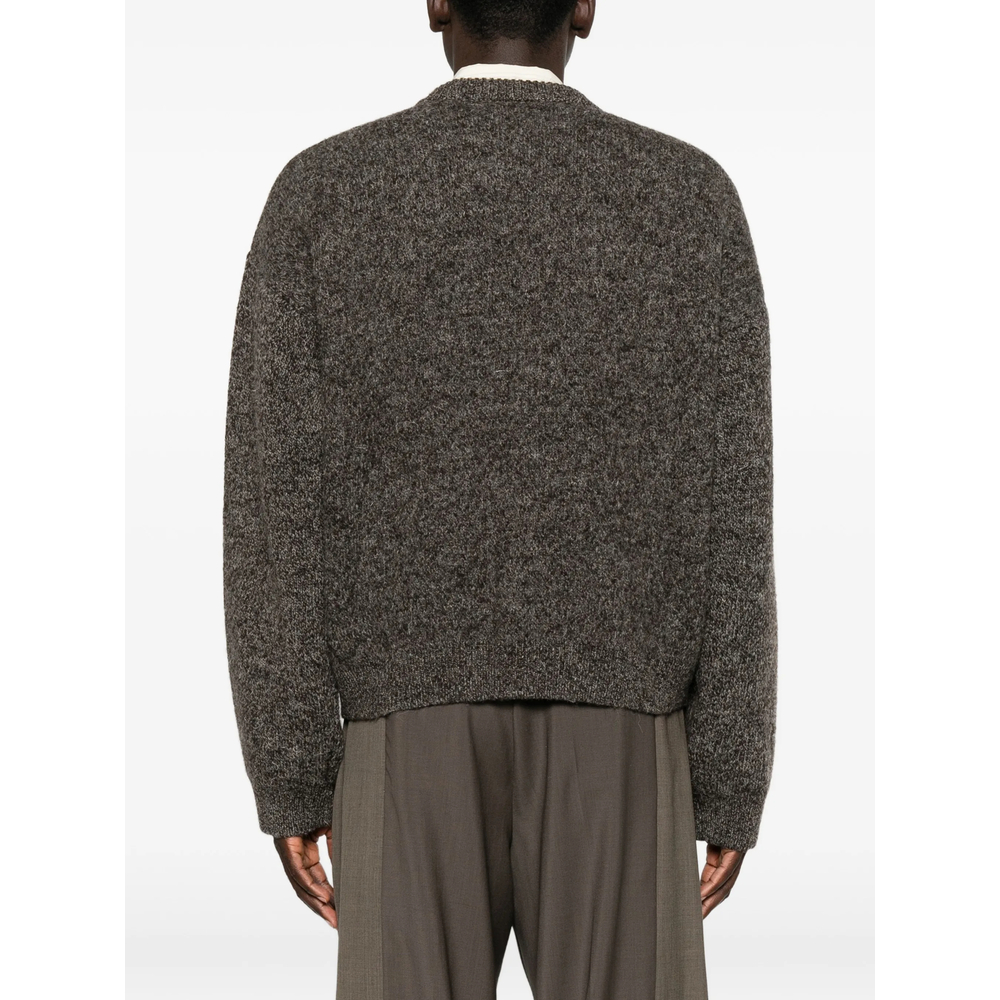 Patchwork Intarsia-Knit Cardigan