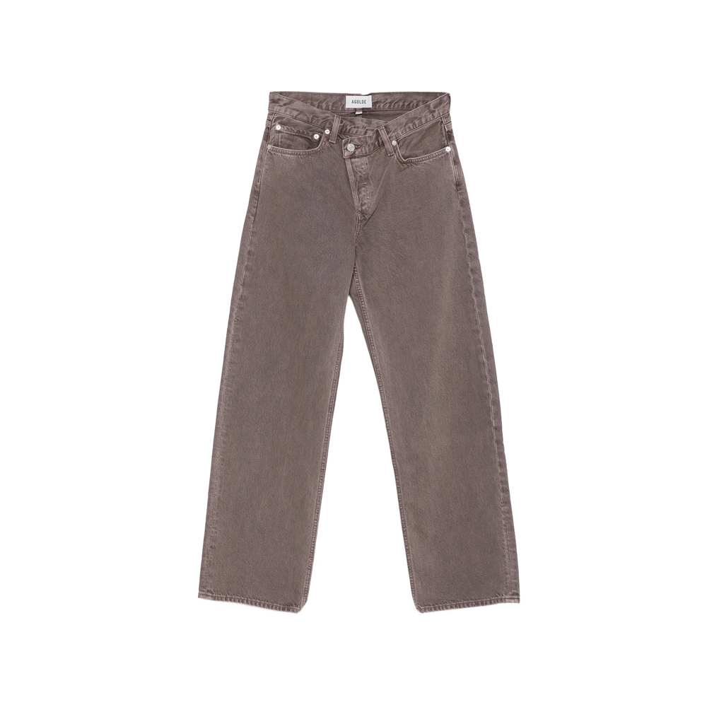 Agolde Criss-cross Straight-leg Jeans