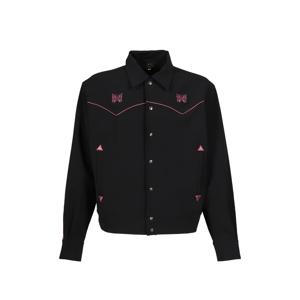Needles Embroidered-detail Shirt Jacket