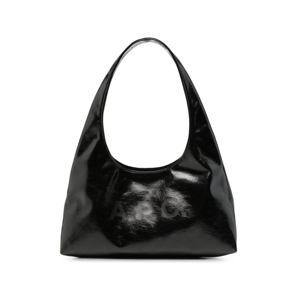 A. P.C. Baby Ninon Logo-Print Shoulder Bag