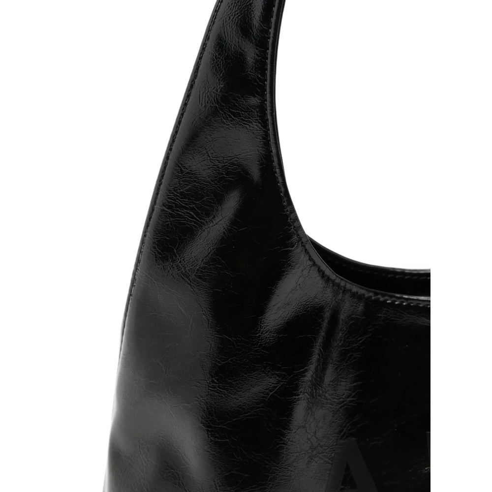 A. P.C. Baby Ninon Logo-Print Shoulder Bag