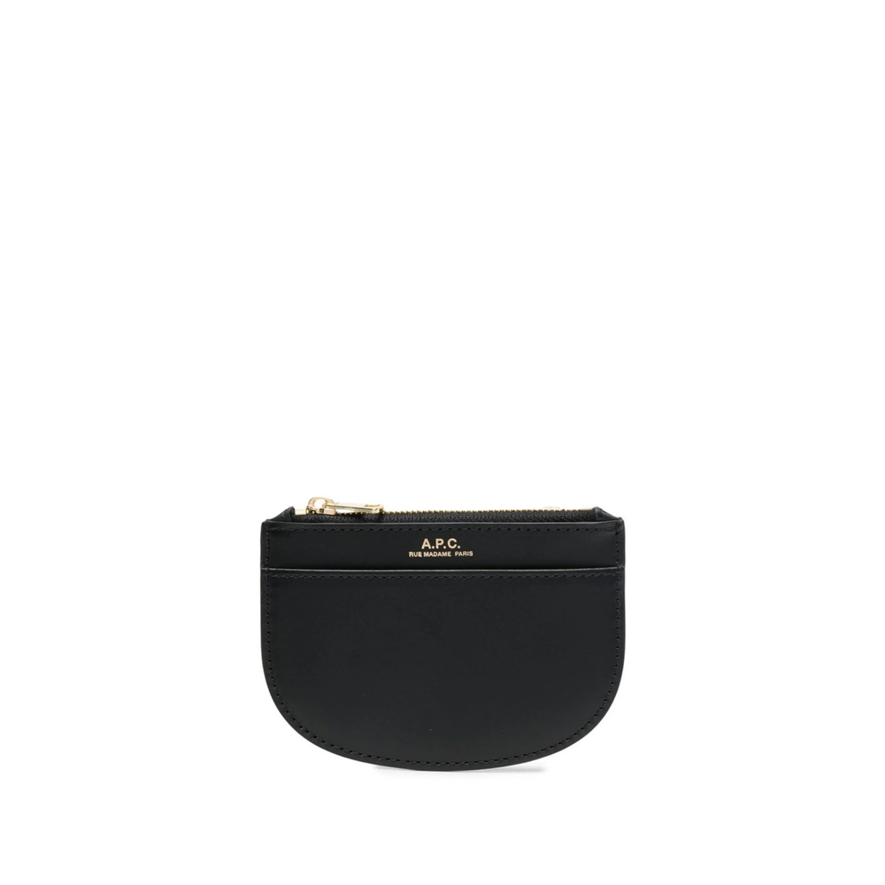 A. p.c. Rounded Leather Purse