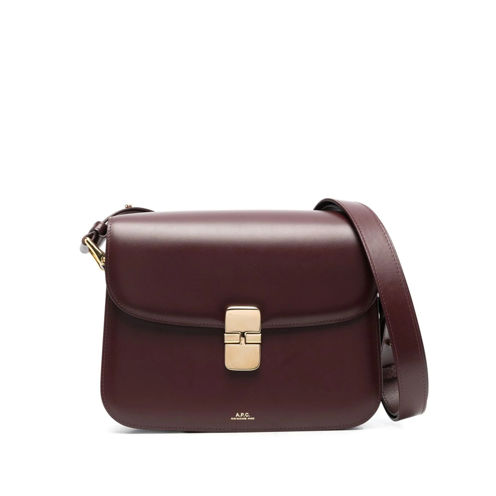 A. p.c. Grace Leather Shoulder Bag