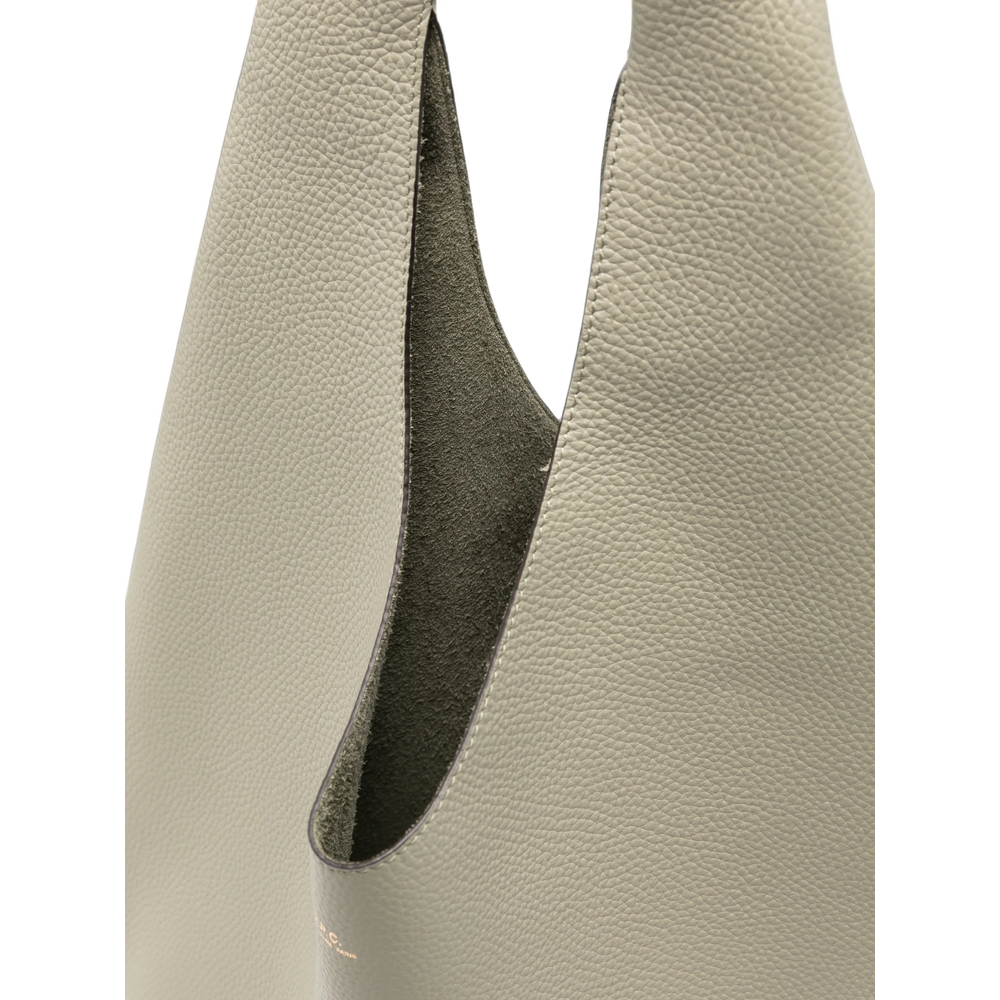 A. P.C. Virginie Pebbled-Leather Shoulder Bag