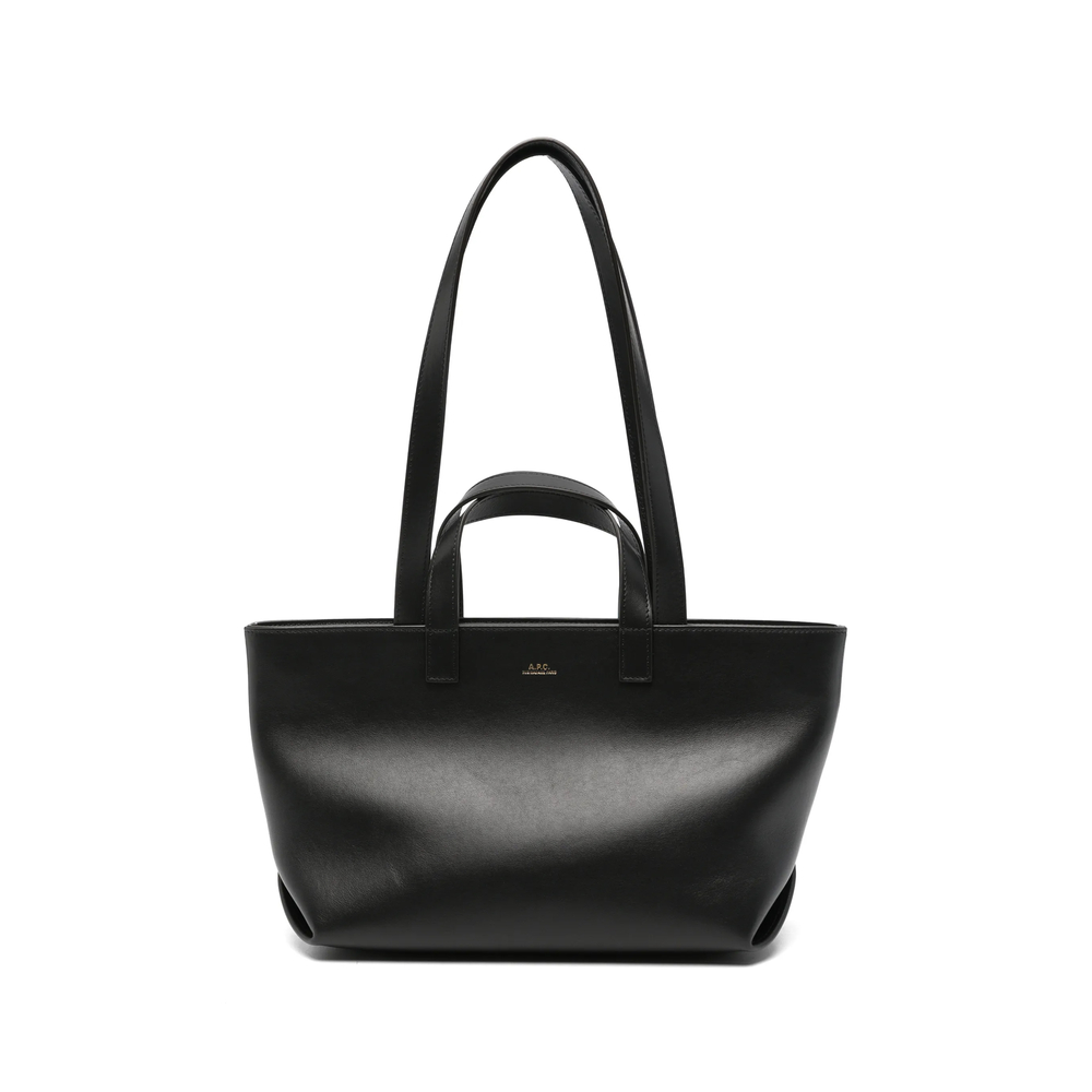 A. p.c. Logo-print Leather Tote Bag