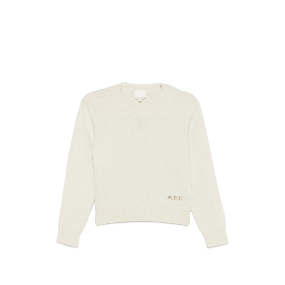 A. p.c. Anna Logo-inlaid Sweater