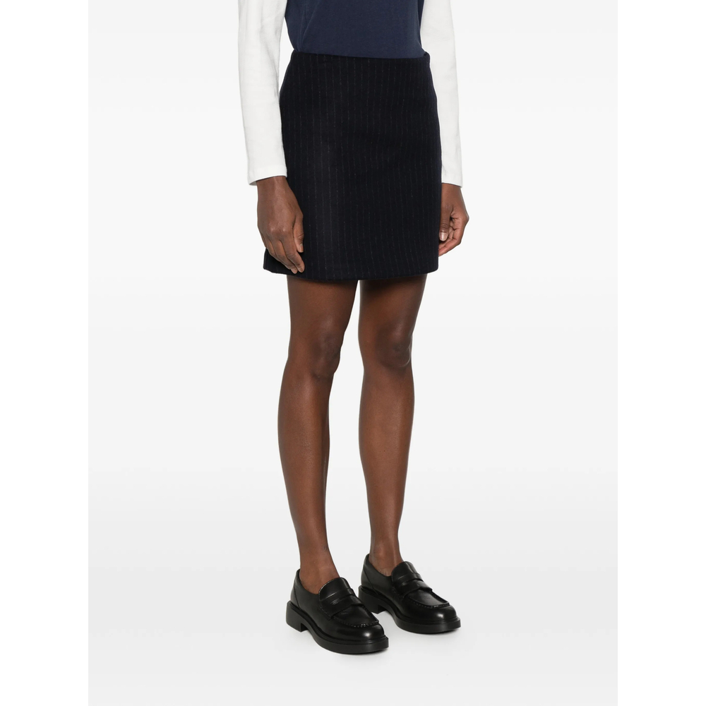 A. P.C. Pinstripe-Pattern Skirt