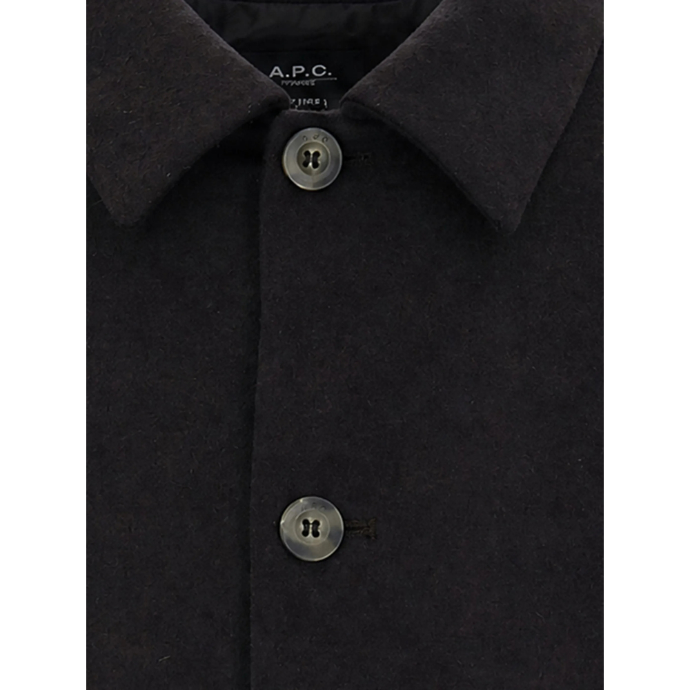 A. P.C. Simple Dark Brown Jacket