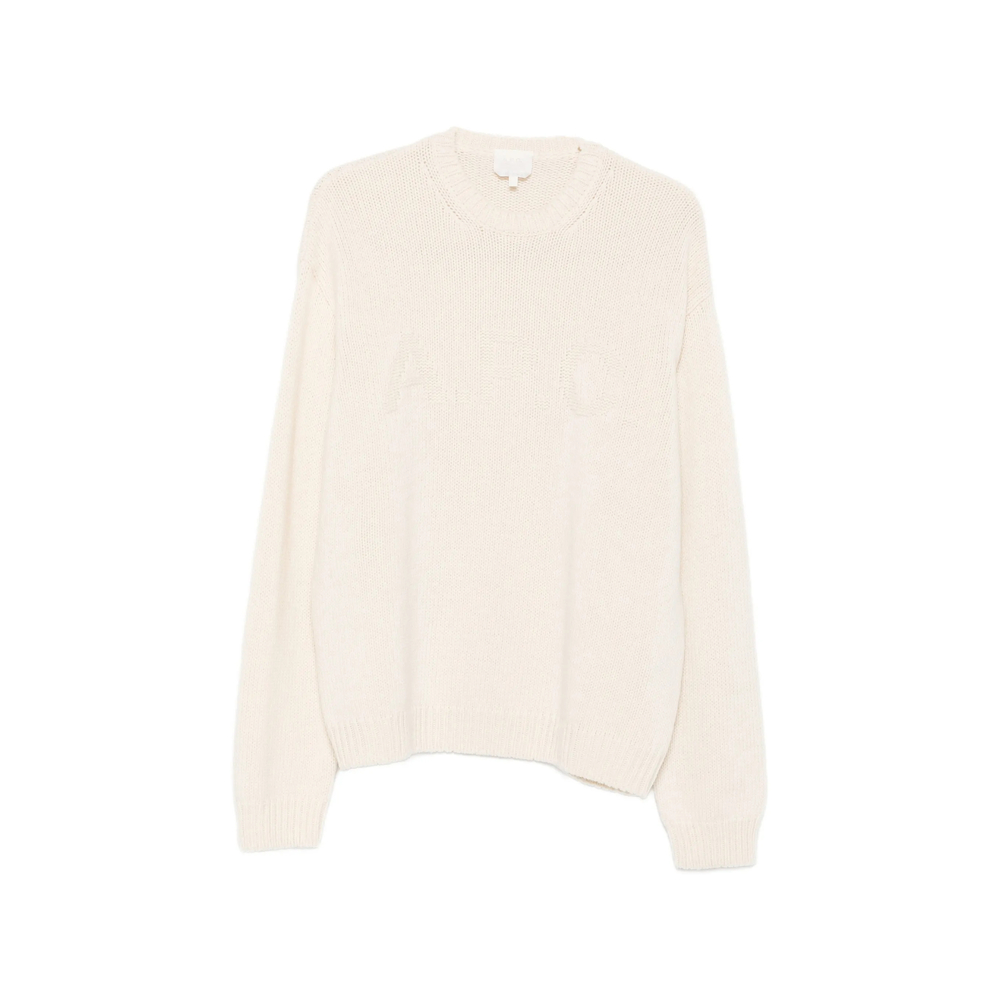 A. p.c. Logo-intarsia Ribbed-knit Sweater