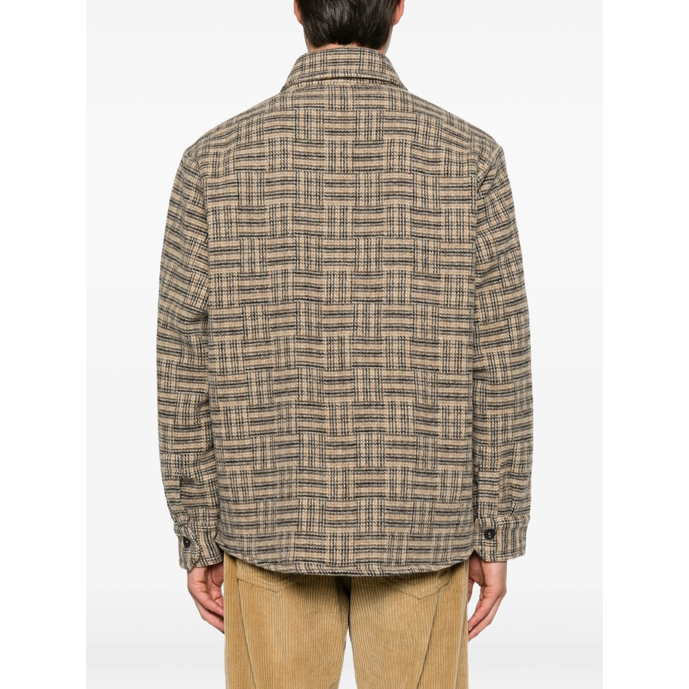 A. P.C. Check-Pattern Button-Down Shirt