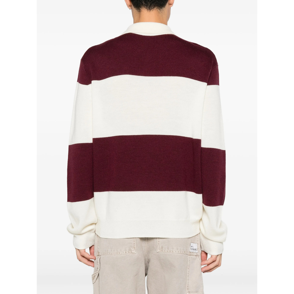 A. P.C. Luis Polo - Wool Rugby Polo Shirt