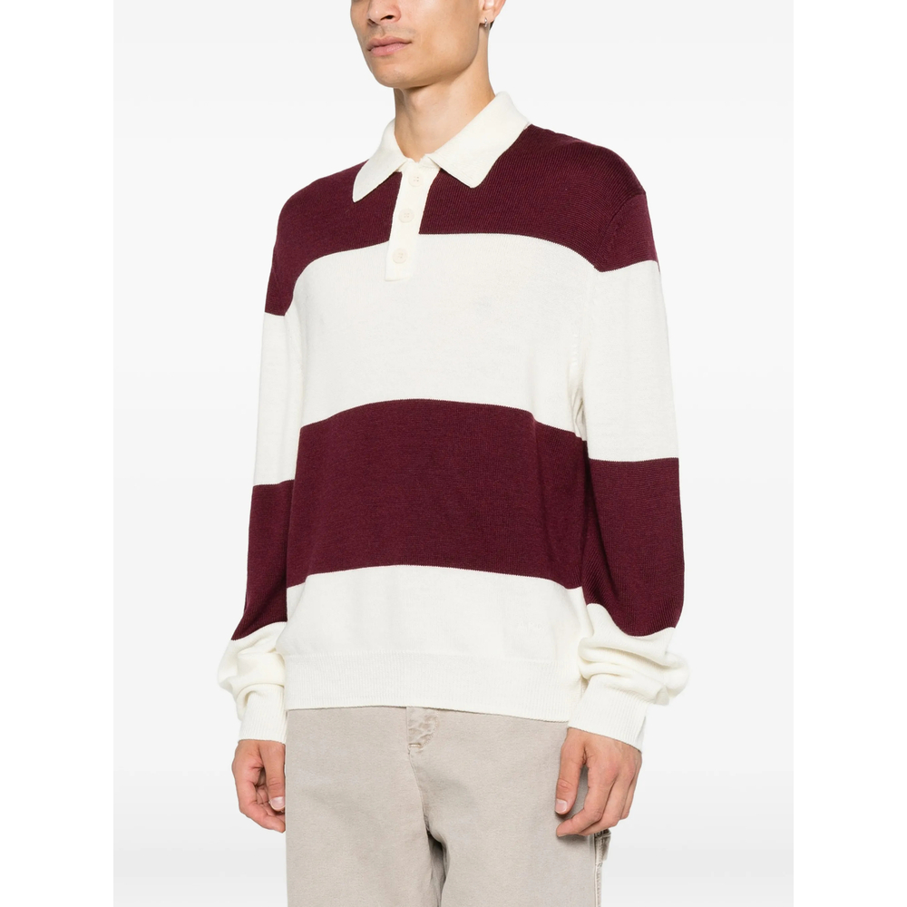 A. P.C. Luis Polo - Wool Rugby Polo Shirt