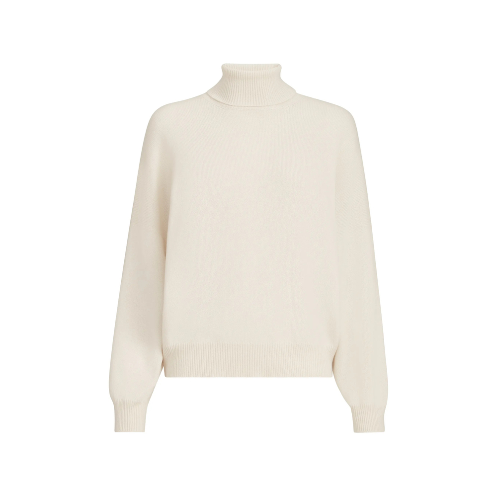 Brunello Cucinelli Cashmere Turtleneck Sweater With Monili