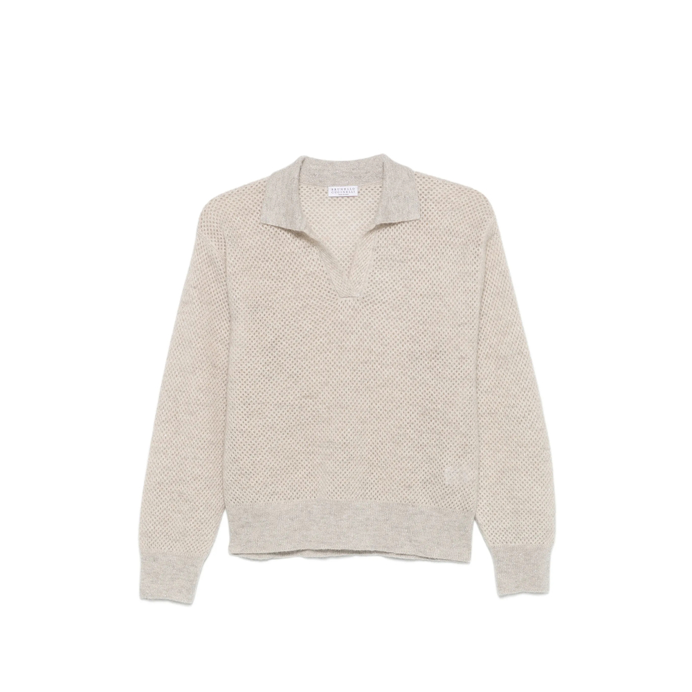 Brunello Cucinelli Perforated-knit Sweater