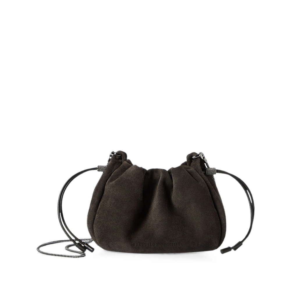 Brunello Cucinelli Mellow Suede Shoulder Bag