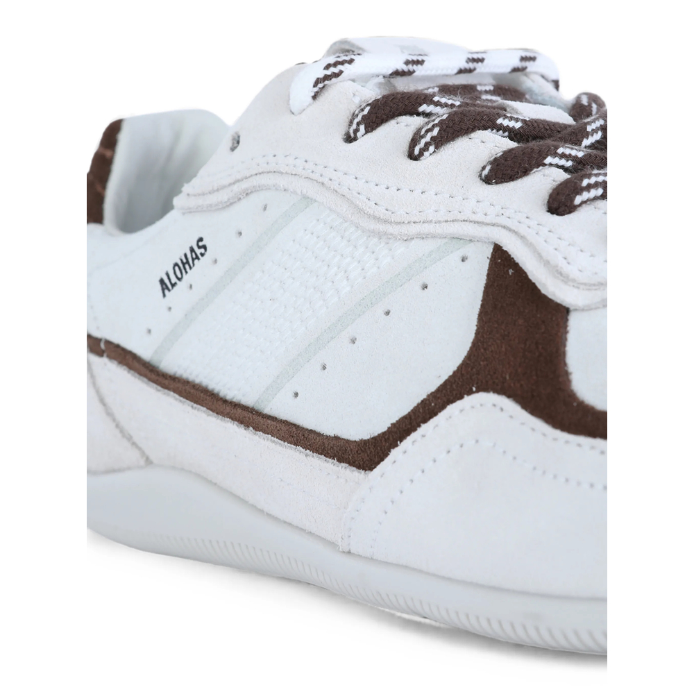 Suede-Panelled Lace-Up Sneakers