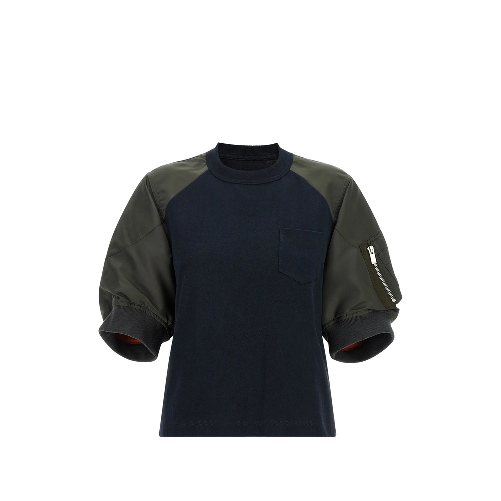 Sacai Raglan-sleeve T-shirt