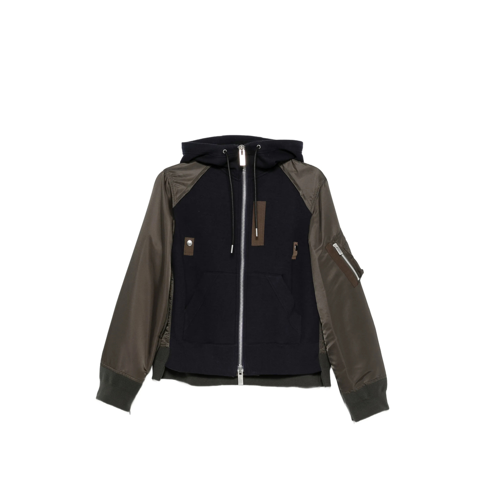 Sacai Panelled Hooded Jacket