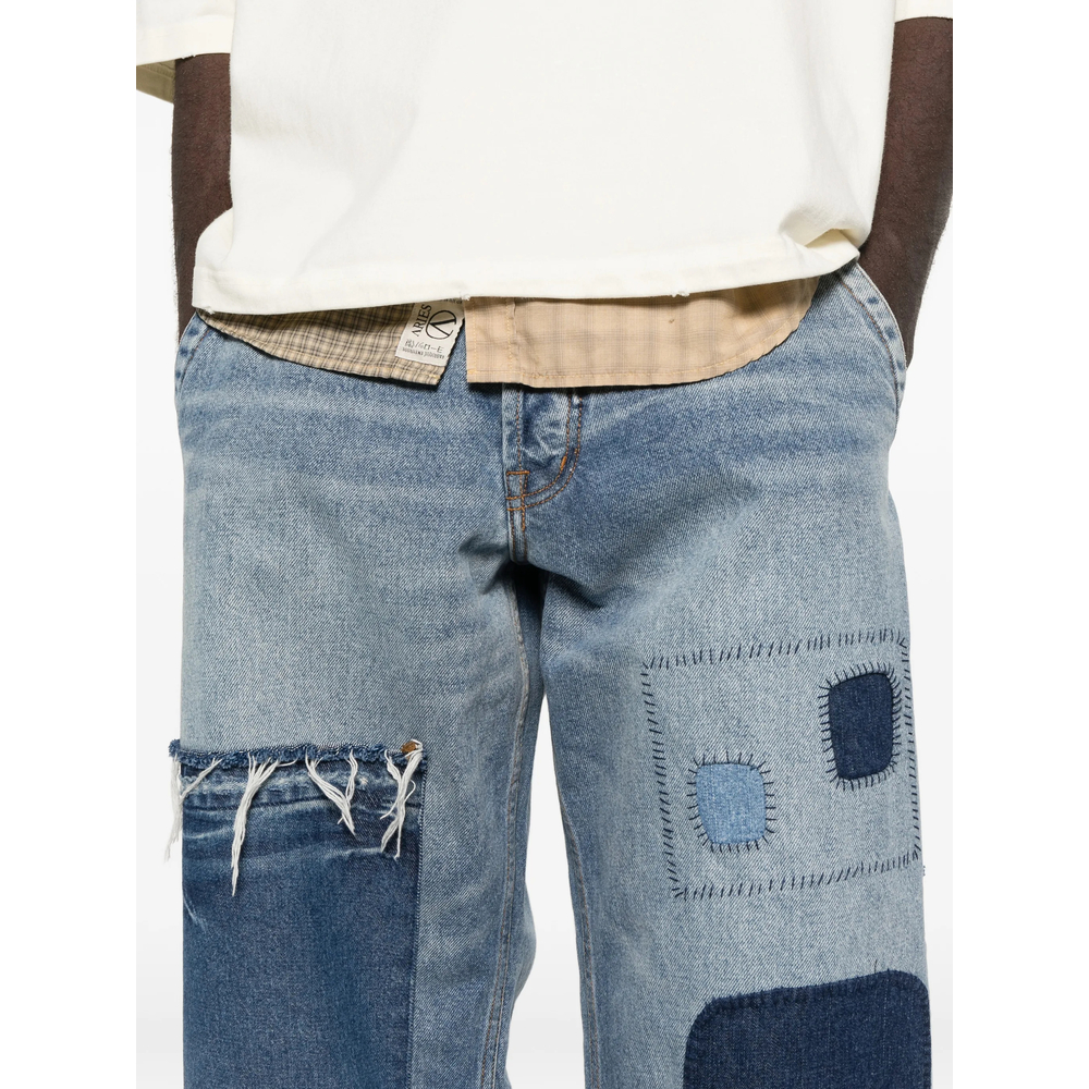 Gallery Dept. Patchwork Distressed Jeans
