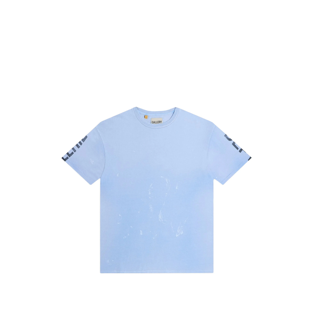 Gallery Dept. Painted Logo-print T-shirt In Blue