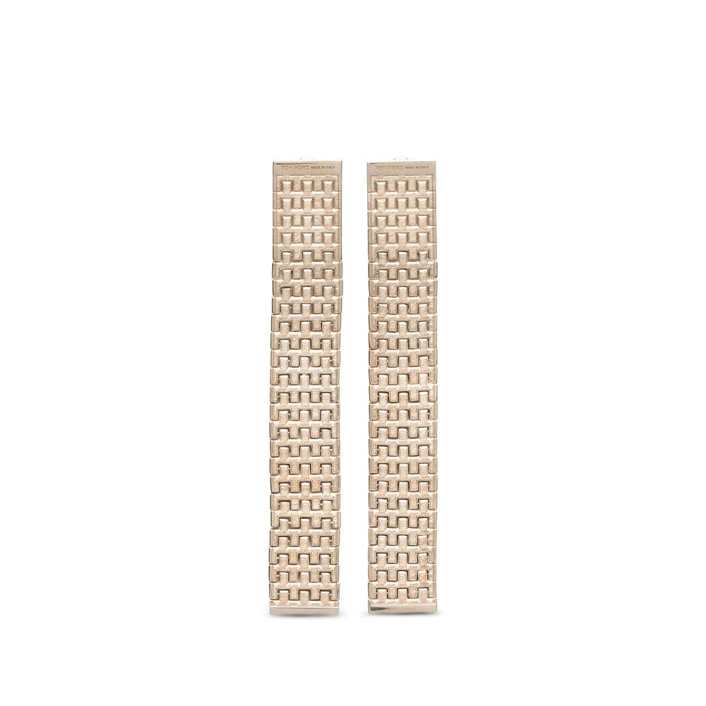 Tom Ford Mesh-detail Drop Earrings