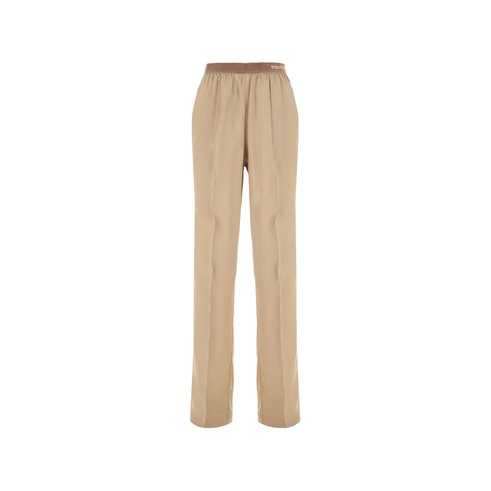Tom Ford Logo-waistband Silk Trousers