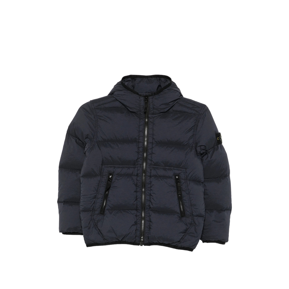 Stone Island Badge Logo Quilted Parka