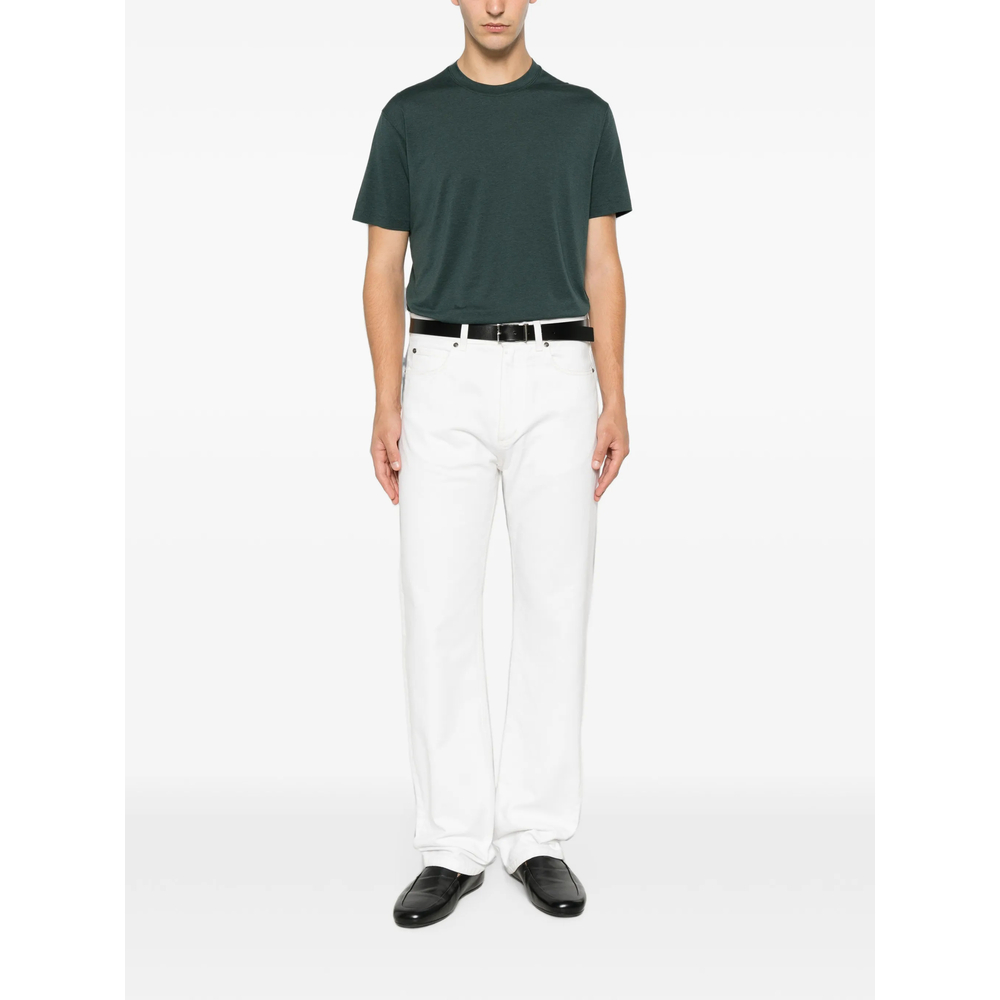 Lyocell Cotton Crew Neck T-Shirt