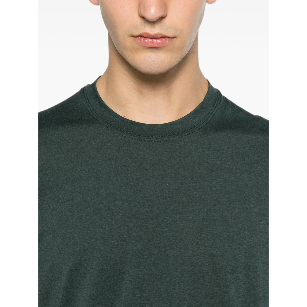 Lyocell Cotton Crew Neck T-Shirt