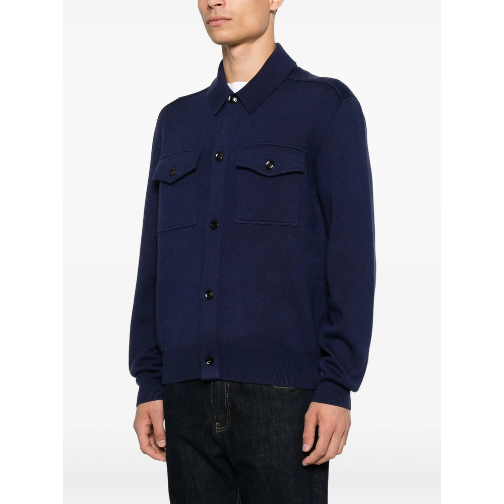 Double Face Wool Cashmere Outershirt Jacket