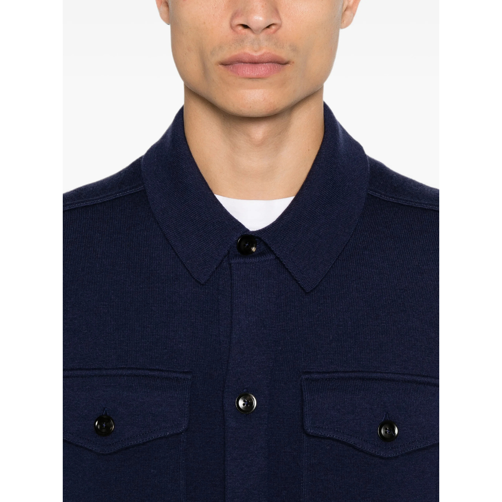 Double Face Wool Cashmere Outershirt Jacket