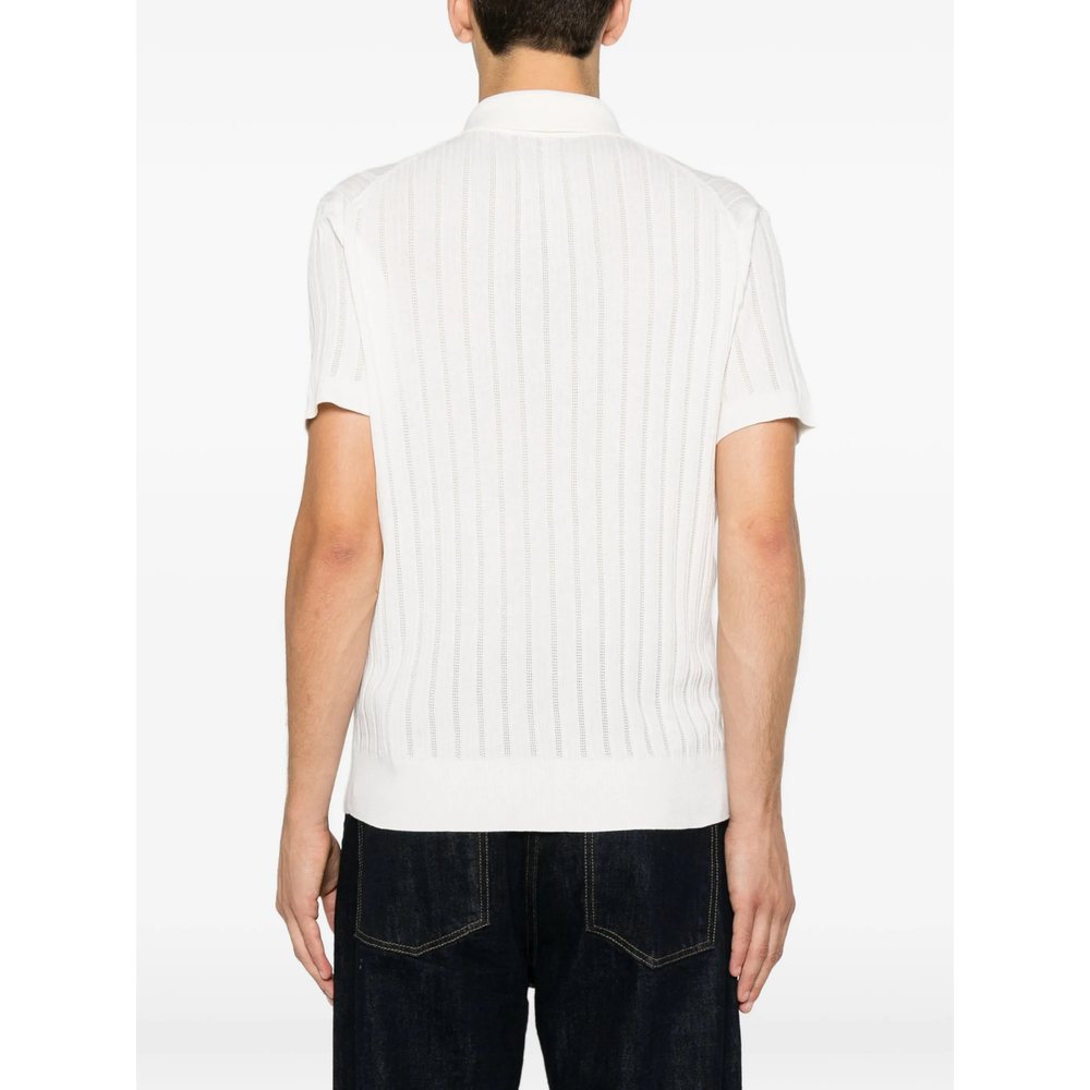 Cotton Silk Knit Polo